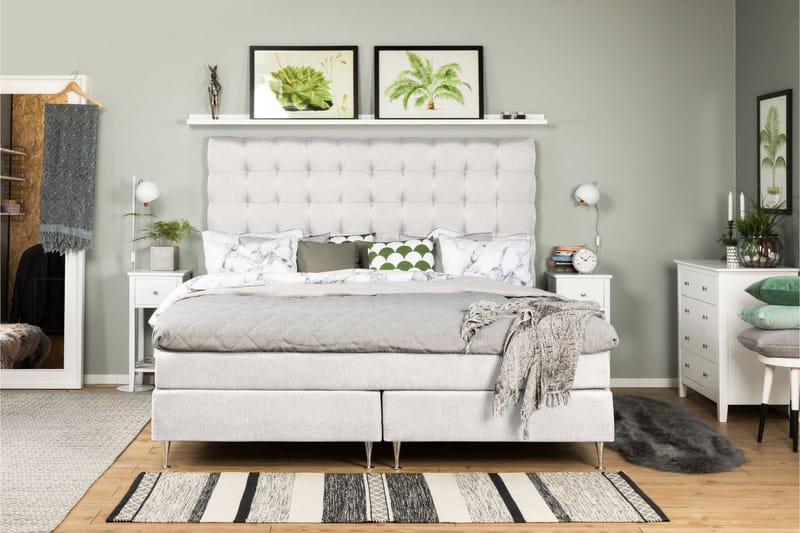 Komplett Sengepakke Relax Basic 210x210 - Beige - Møbler - Senger - Kontinentalsenger Komplett Sengepakke Relax Basic 210x210 - Beige - Møbler - Senger - Kontinentalsenger