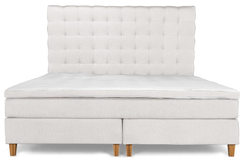 Komplett Sengepakke Relax Basic 210x210 - Beige - Møbler - Senger - Kontinentalsenger