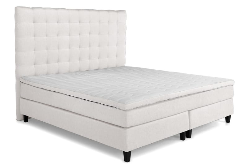 Komplett Sengepakke Relax Lyx 210x210 - Beige - Møbler - Senger - Kontinentalsenger