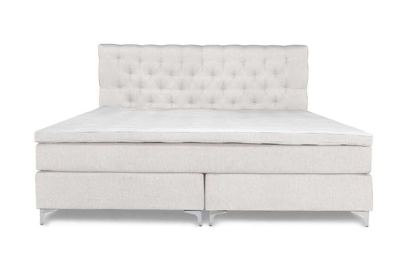 Komplett Sengepakke Relax Lyx 210x210 - Beige - Møbler - Senger - Kontinentalsenger