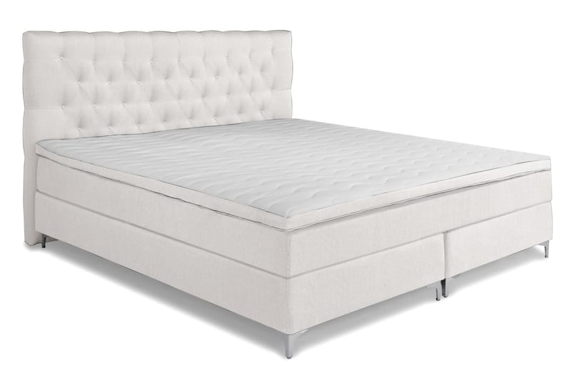 Komplett Sengepakke Relax Lyx 210x210 - Beige - Møbler - Senger - Kontinentalsenger