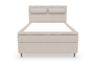 Komplett Sengepakke Roma Lyx 140 cm Beige/Sølvben