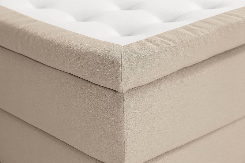 Kontinentalseng Kakichi Boucle 120x200 - Beige - Møbler - Senger - Kontinentalsenger