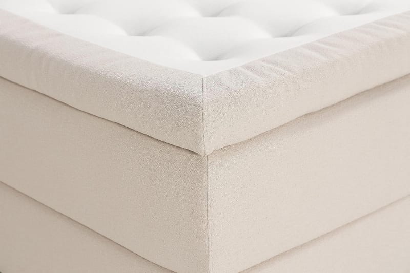 Kontinentalseng Kakichi Boucle 120x200 - Lysebeige - Møbler - Senger - Kontinentalsenger