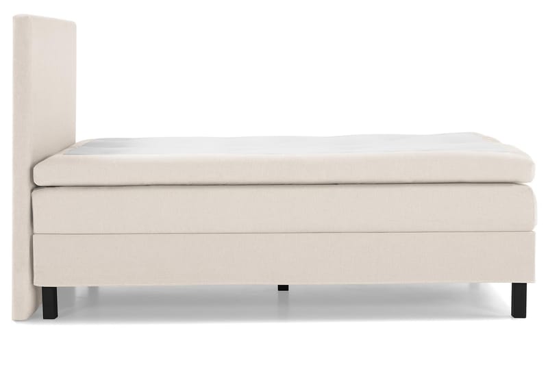 Kontinentalseng Olivia 120x200 Polyeter - Beige - Kontinentalsenger - Enkeltsenger - Komplett sengepakke