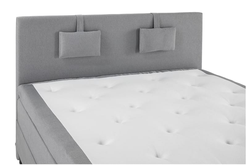 Kontinentalseng Olivia 150x200 Polyeter - Mellangrå - Møbler - Senger - Kontinentalsenger