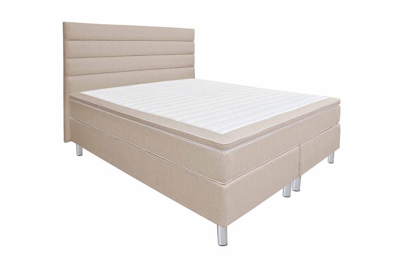 Kontinentalseng Queen 180x200 Beige - Møbler - Senger - Kontinentalsenger