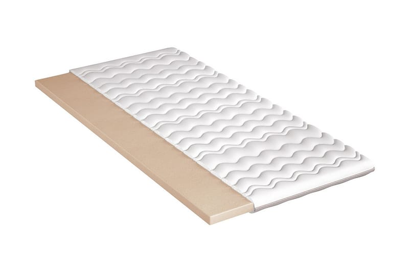 Overmadrass Lozzollo 80x200 cm - Hvit - Overmadrass