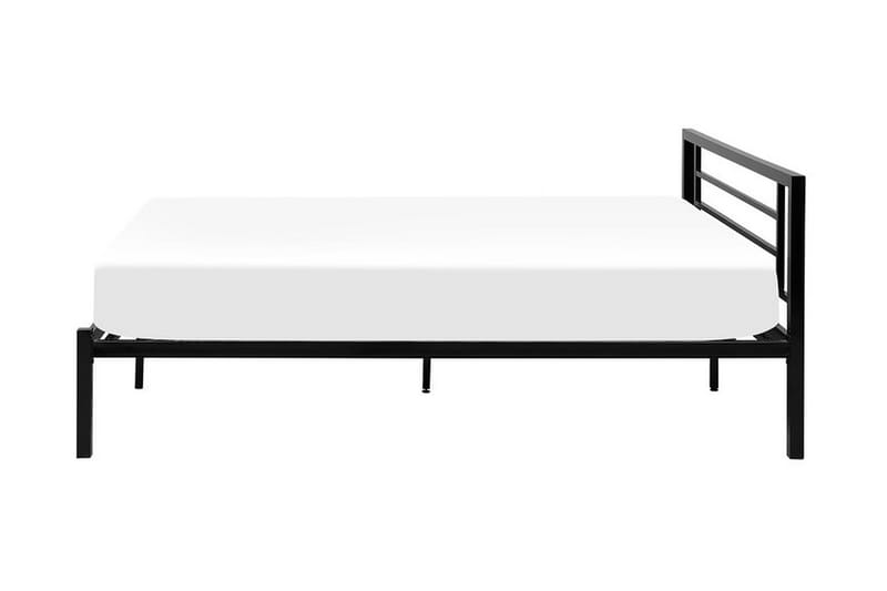 Dobbeltseng Cusset 180 | 200 cm - Svart - Møbler - Senger - Rammeseng