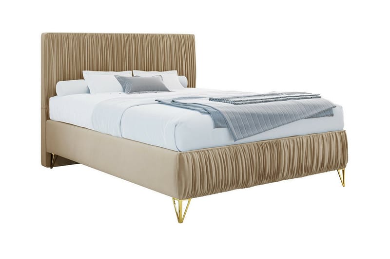 Rammeseng Gortin 120x200 cm - Beige - Møbler - Senger - Rammeseng