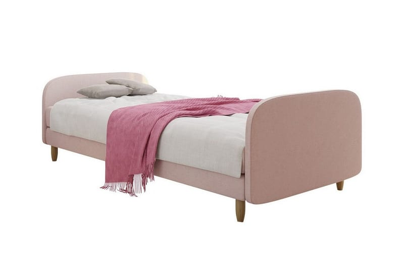 Rammeseng Midfeld 90x200 cm - Rosa - Møbler - Senger - Rammeseng