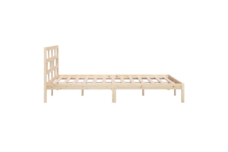 Sengeramme heltre furu 140x190 cm - Brun - Møbler - Senger - Sengeramme & sengestamme