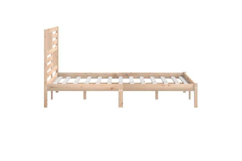 Sengeramme heltre furu 140x190 cm - Brun - Møbler - Senger - Sengeramme & sengestamme