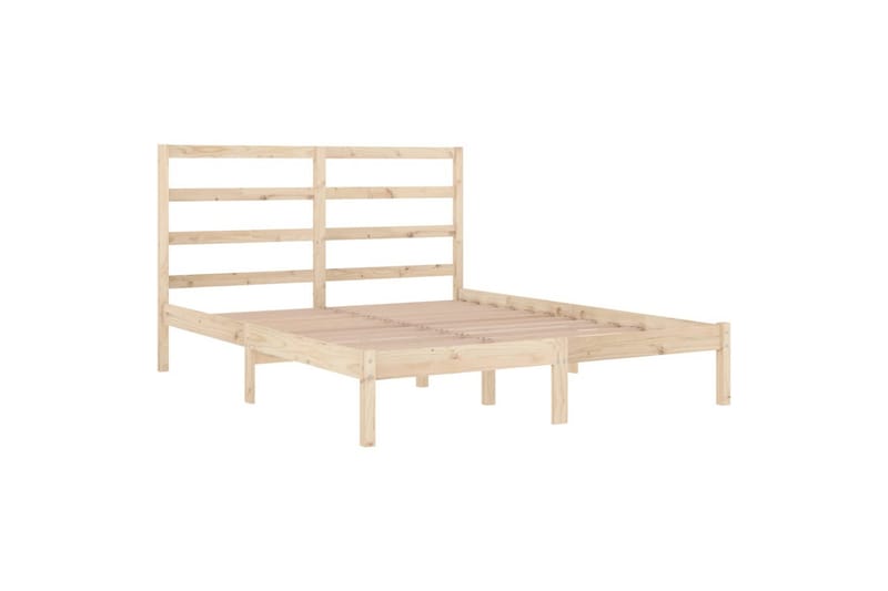 Sengeramme heltre furu 140x190 cm - Brun - Møbler - Senger - Sengeramme & sengestamme