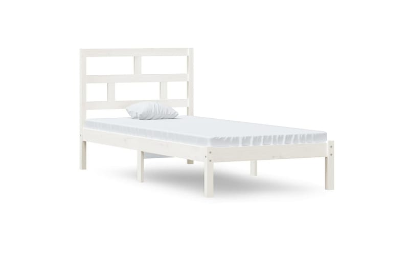 Sengeramme hvit heltre 90x190 cm 3FT Single - Hvit - Møbler - Senger - Sengeramme & sengestamme