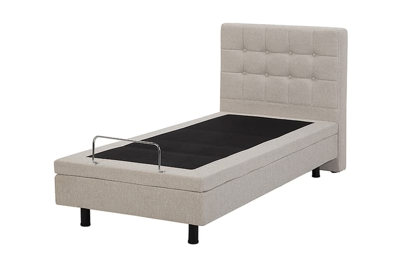 Dobbeltseng Duke 90 | 200 cm - Beige - Møbler - Senger - Sengeramme & sengestamme