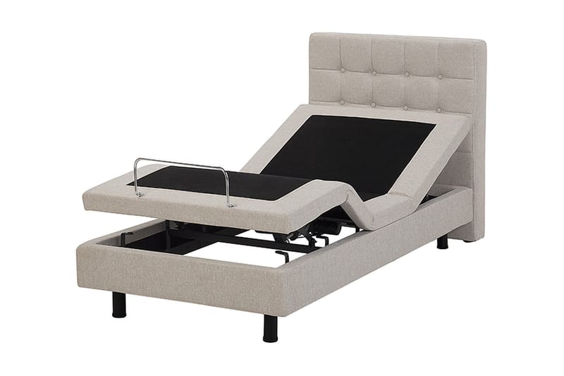 Dobbeltseng Duke 90 | 200 cm - Beige - Møbler - Senger - Sengeramme & sengestamme