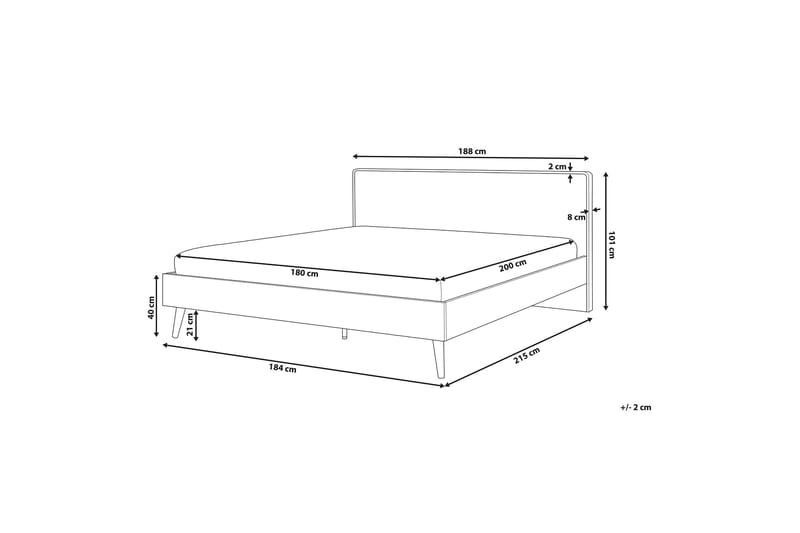 Kontinentalseng Ithiel 180x200 - Tre|Natur - Møbler - Senger - Sengeramme & sengestamme