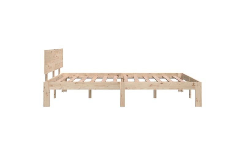 Sengeramme heltre 135x190 cm 4FT6 Double - Brun - Møbler - Senger - Sengeramme & sengestamme