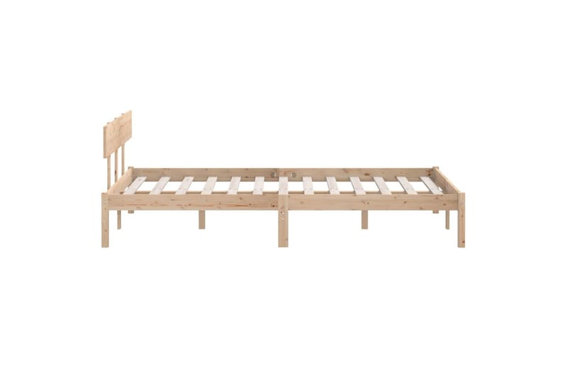 Sengeramme heltre furu 140x190 cm - Brun - Møbler - Senger - Sengeramme & sengestamme