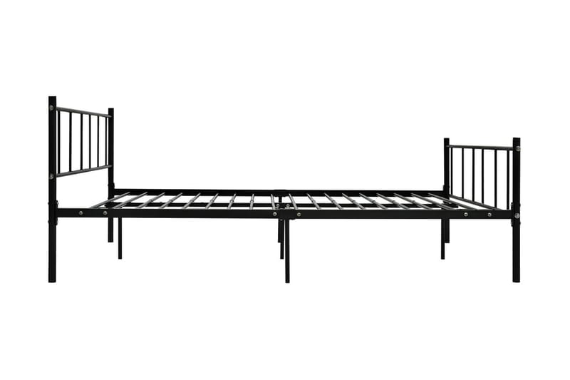 Sengeramme svart metall 180x200 cm - Møbler - Senger - Sengeramme & sengestamme