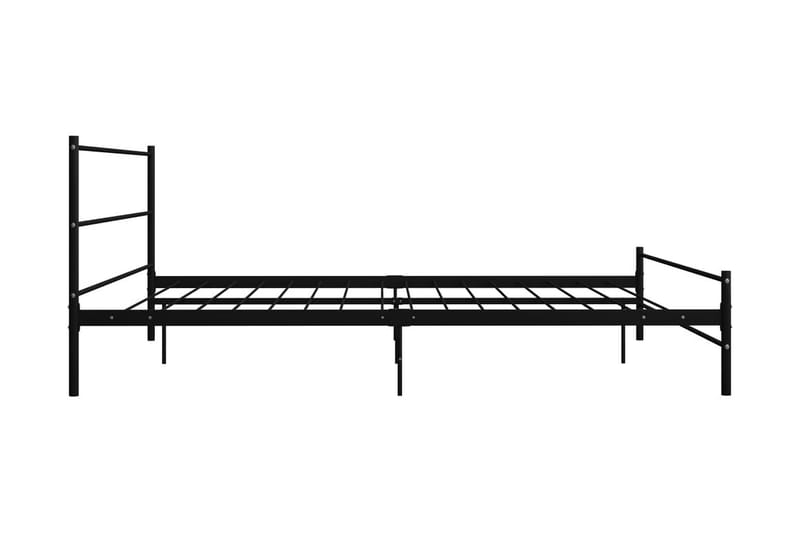 Sengeramme svart metall 200x200 cm - Møbler - Senger - Sengeramme & sengestamme