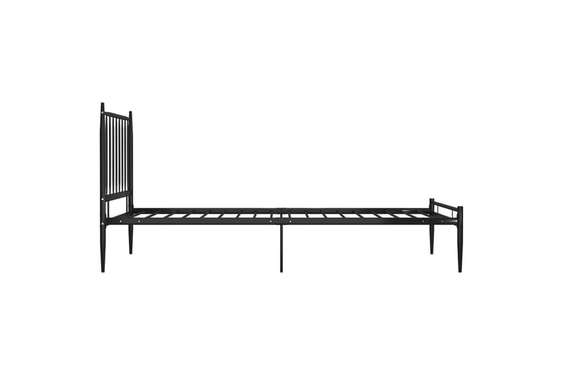 Sengeramme svart metall 90x200 cm - Svart - Møbler - Senger - Sengeramme & sengestamme