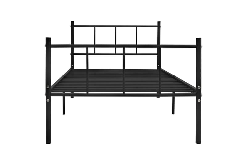 Sengeramme svart metall 90x200 cm - Møbler - Senger - Sengeramme & sengestamme