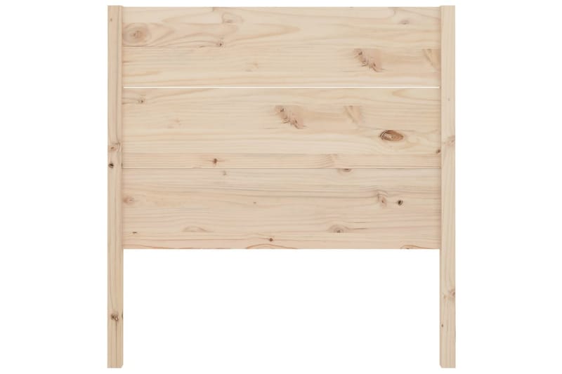 beBasic Sengegavl 81x4x100 cm heltre furu - Brun - Møbler - Senger - Sengetilbehør - Sengegavl