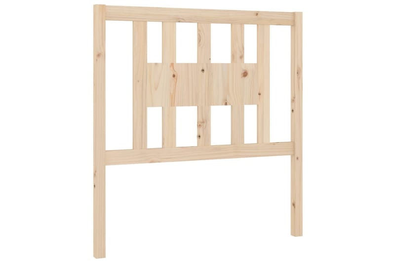 beBasic Sengegavl 81x4x100 cm heltre furu - Brun - Møbler - Senger - Sengetilbehør - Sengegavl