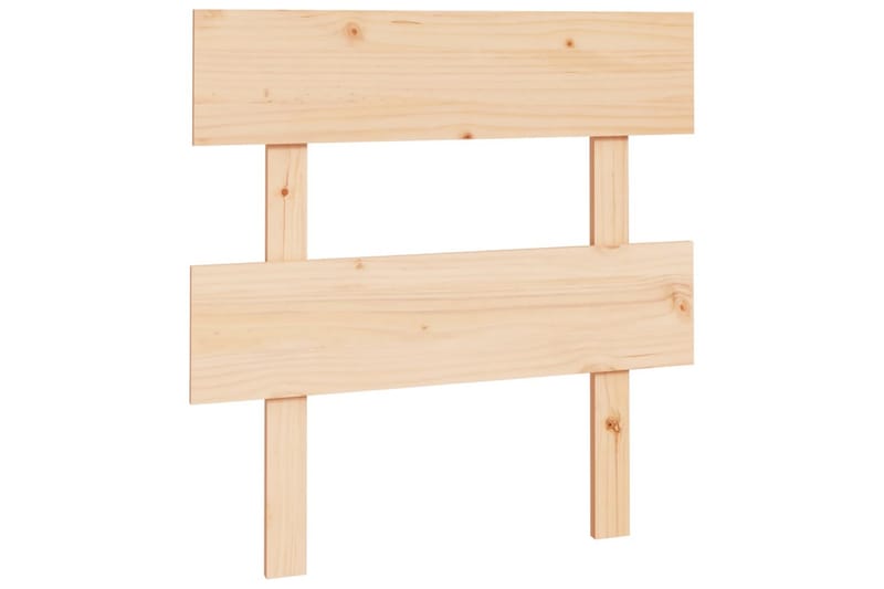 beBasic Sengegavl 93,5x3x81 cm heltre furu - Brun - Møbler - Senger - Sengetilbehør - Sengegavl