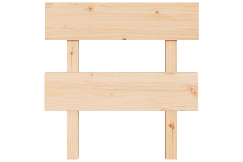 beBasic Sengegavl 93,5x3x81 cm heltre furu - Brun - Møbler - Senger - Sengetilbehør - Sengegavl