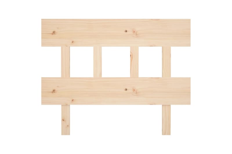 beBasic Sengegavl 93,5x3x81 cm heltre furu - Brun - Møbler - Senger - Sengetilbehør - Sengegavl