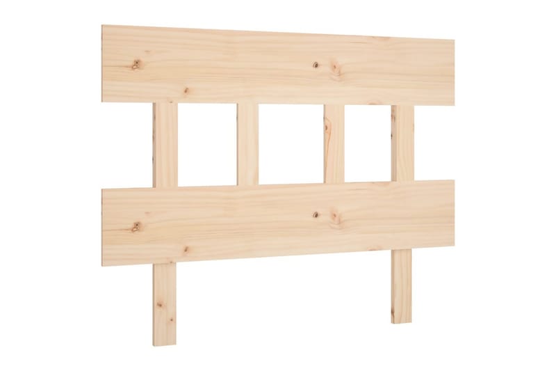 beBasic Sengegavl 93,5x3x81 cm heltre furu - Brun - Møbler - Senger - Sengetilbehør - Sengegavl