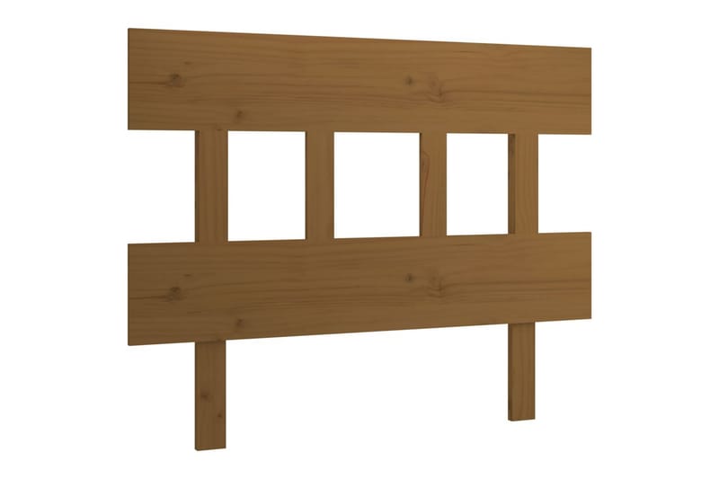 beBasic Sengegavl honningbrun 103,5x3x81 cm heltre furu - Brun - Møbler - Senger - Sengetilbeh�ør - Sengegavl