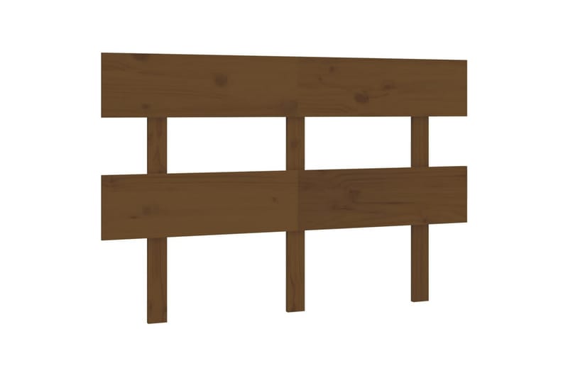 beBasic Sengegavl honningbrun 124x3x81 cm heltre furu - Brun - Møbler - Senger - Sengetilbehør - Sengegavl