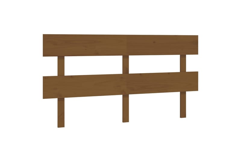 beBasic Sengegavl honningbrun 154x3x81 cm heltre furu - Brun - Møbler - Senger - Sengetilbehør - Sengegavl