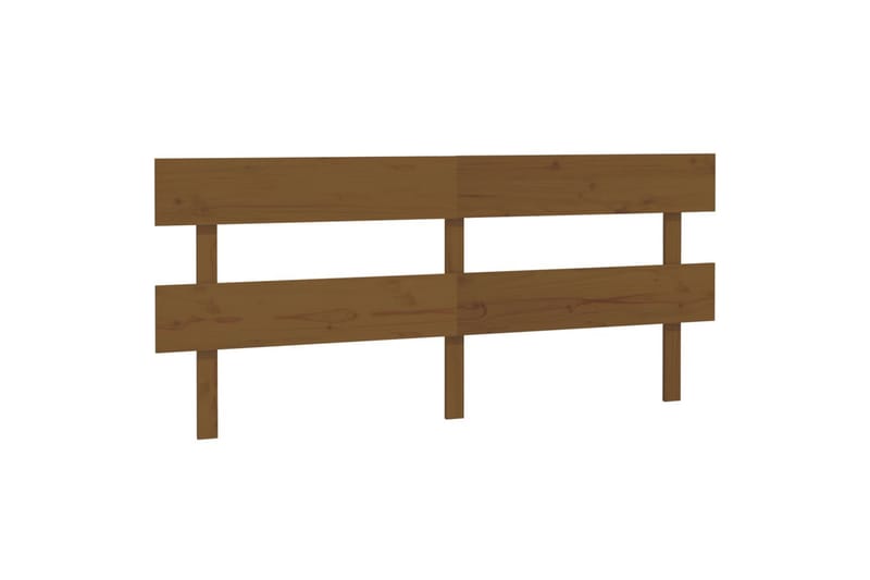 beBasic Sengegavl honningbrun 184x3x81 cm heltre furu - Brun - Møbler - Senger - Sengetilbehør - Sengegavl