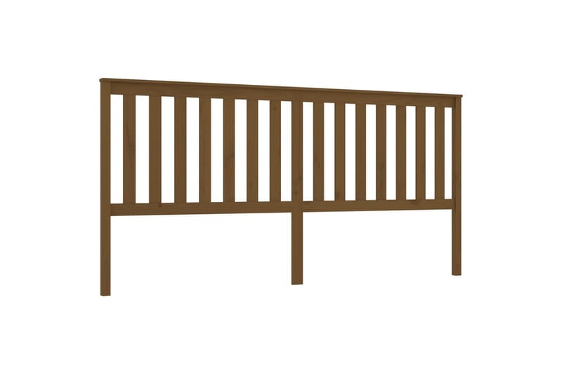 beBasic Sengegavl honningbrun 206x6x101 cm heltre furu - Brun - Møbler - Senger - Sengetilbehør - Sengegavl