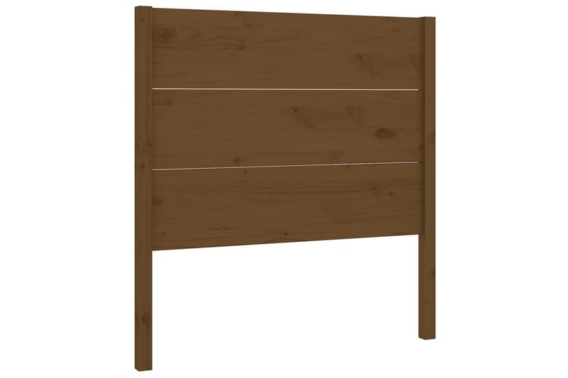 beBasic Sengegavl honningbrun 81x4x100 cm heltre furu - Brun - Møbler - Senger - Sengetilbehør - Sengegavl