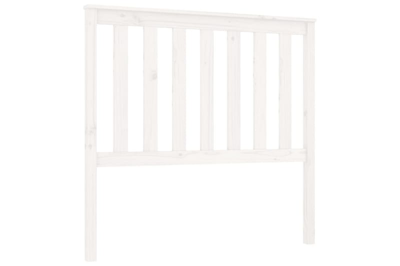 beBasic Sengegavl hvit 106x6x101 cm heltre furu - Hvit - Møbler - Senger - Sengetilbehør - Sengegavl