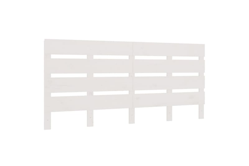 beBasic Sengegavl hvit 150x3x80 cm heltre furu - Hvit - Møbler - Senger - Sengetilbehør - Sengegavl