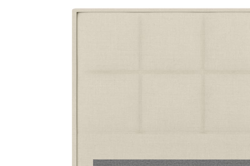 Rutet Sengegavl Choice 120 cm - Beige - Møbler - Senger - Sengetilbehør - Sengegavl