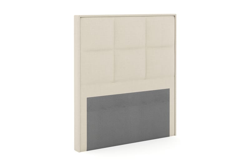 Rutet Sengegavl Choice 120 cm - Beige - Møbler - Senger - Sengetilbehør - Sengegavl