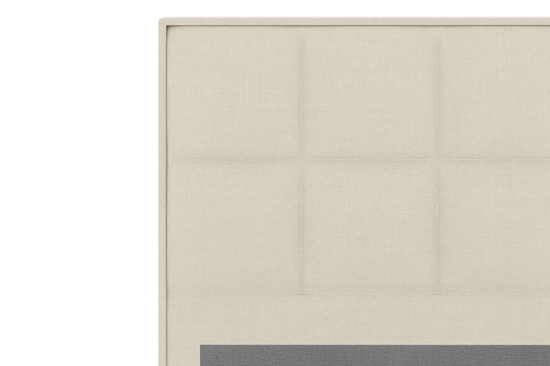 Rutet Sengegavl Choice 140 cm - Beige - Møbler - Senger - Sengetilbehør - Sengegavl