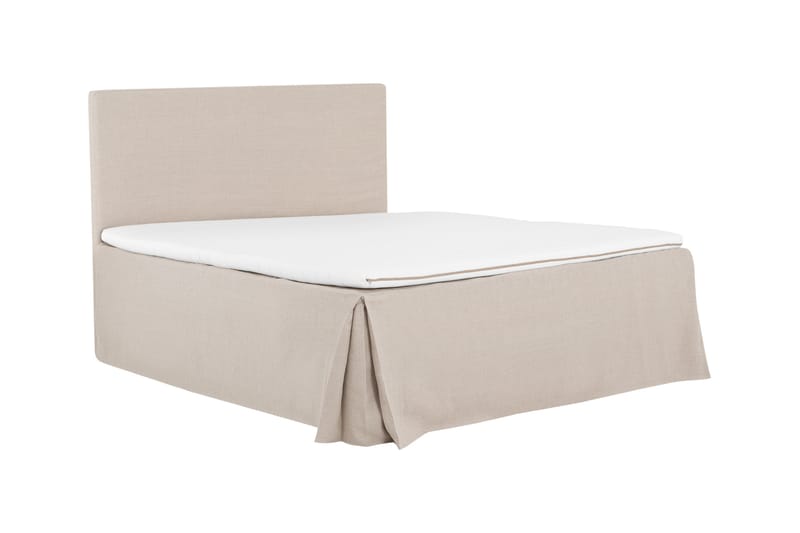 Sengegavl Avril Beige - 160 cm - Møbler - Senger - Sengetilbehør - Sengegavl