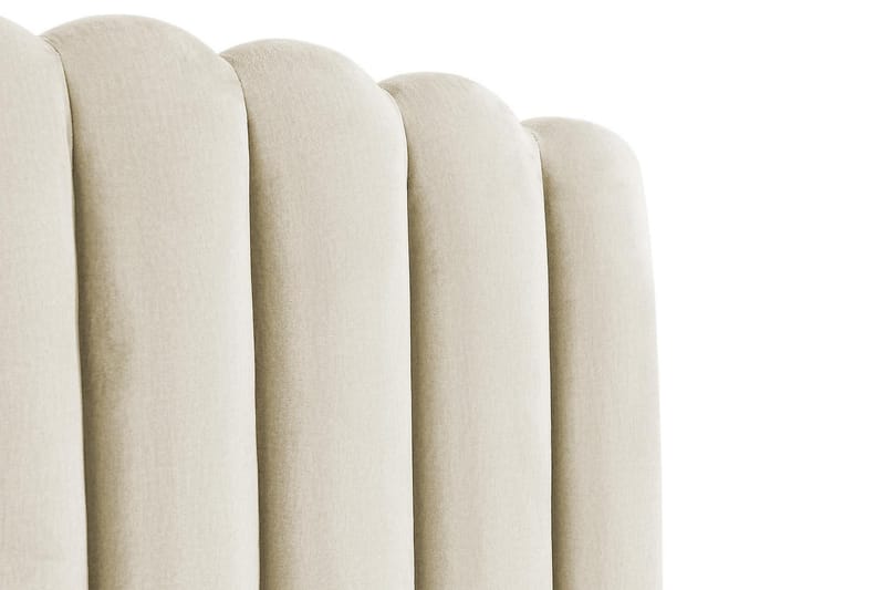 Sengegavl Zehner 140 cm - Beige|Fløyel - Møbler - Senger - Sengetilbehør - Sengegavl