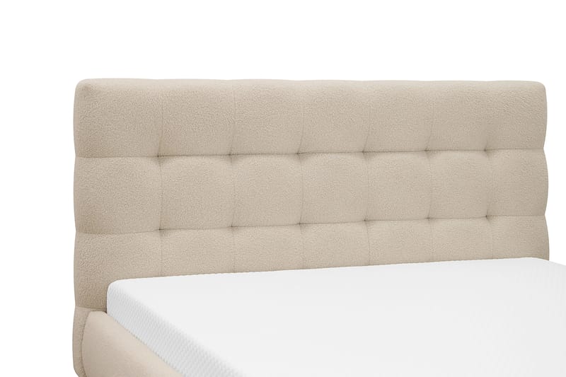 Teddy Komplett Sengpakke Sengeramme med Madrass 120x200 cm - Beige - Møbler - Senger - Rammeseng