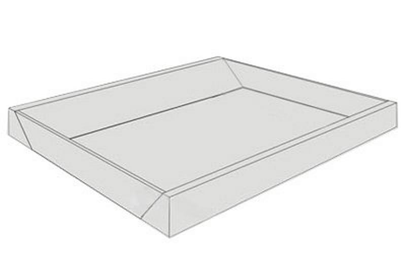 Skumramme Til Vannseng Wave 180 | 200 cm - Svart - Møbler - Senger - Vannsenger