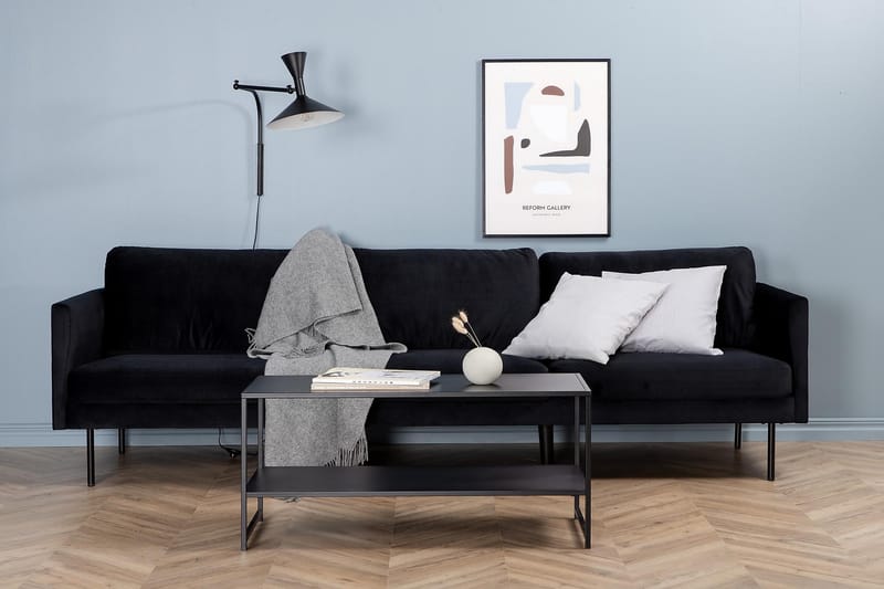 Zoom 3-seters Sofa - Svart - Møbler - Sofaer - 3 seter sofa